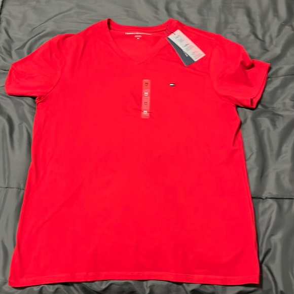 Tommy Hilfiger Other - NWT- Classic Plain Red Tommy Hilfiger Men’s Short Sleeve Tee